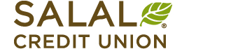 Salal Credit Union logo with green leaf