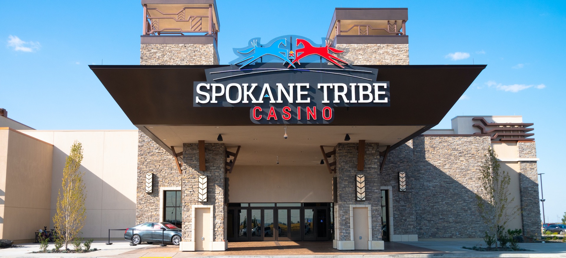 Spokane Tribe Casino Main Entrance, TPO Roof New Construction - Airway Heights, WA